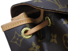 Load image into Gallery viewer, LOUIS VUITTON ルイヴィトン モンスリMM バックパック M51136 ブラウン モノグラム PVC ゴールド金具 美品 中古 4b007458