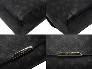 極美品 LOUIS VUITTON ルイヴィトン メッセンジャーPM モノグラム ブラック エクリプス M40565 シルバー金具 中古 4b007459
