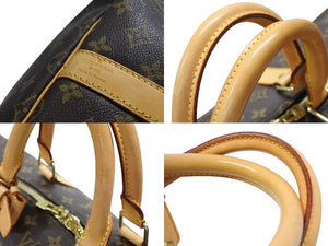 LOUIS VUITTON ルイヴィトン キーポル バンドリエール55 ボストンバッグ M41414 モノグラム ブラウン 美品 中古 4b007463