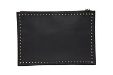 Load image into Gallery viewer, 極美品 Givenchy ジバンシー ロットワイラー スタッド クラッチバッグ ブラック レザー シルバー金具 中古 4b007465