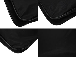 極美品 PRADA プラダ テスート サフィアーノ ショルダーバッグ 2VH563 ショルダーバッグ ナイロン ロゴプレート ネロ ブラック 中古 4b007467