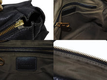 Load image into Gallery viewer, Chloe クロエ マーシー ハンドバッグ トートバッグ 馬蹄 031163 レザー ブラック ゴールド金具 美品 中古 4b007475