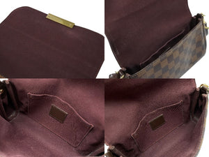 LOUIS VUITTON ルイヴィトン フェイボリット PM ダミエエベヌ ショルダーバッグ N41276 美品 中古 4b007477