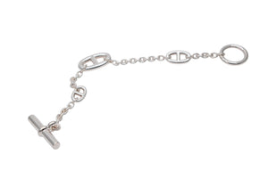 極美品 HERMES エルメス シェーヌダンクル ファランドール ブレスレットST H104567B 重量約25.4g 全長約18cm 中古 4b007486