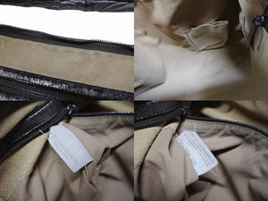 BOTTEGA VENETA ボッテガヴェネタ ホーボー イントレチャート ワンショルダーバッグ 115654 メタリックゴールド 美品 中古 4b007487