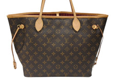 Load image into Gallery viewer, 極美品 LOUIS VUITTON ルイヴィトン ネヴァーフルMM トートバッグ 新型 M41178 モノグラム PVC レザー ブラウン ピンク 中古 4b007490