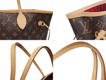 Load image into Gallery viewer, 極美品 LOUIS VUITTON ルイヴィトン ネヴァーフルMM トートバッグ 新型 M41178 モノグラム PVC レザー ブラウン ピンク 中古 4b007490