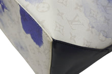 Load image into Gallery viewer, 極美品 LOUIS VUITTON ルイヴィトン ウィークエンド トートPM M45756 IC PVC レザー ブルー ホワイト シルバー金具 中古 4b007493