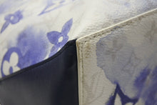 Load image into Gallery viewer, 極美品 LOUIS VUITTON ルイヴィトン ウィークエンド トートPM M45756 IC PVC レザー ブルー ホワイト シルバー金具 中古 4b007493