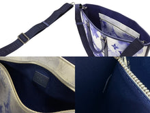 Load image into Gallery viewer, 極美品 LOUIS VUITTON ルイヴィトン ウィークエンド トートPM M45756 IC PVC レザー ブルー ホワイト シルバー金具 中古 4b007493