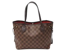 Load image into Gallery viewer, 極美品 LOUIS VUITTON ルイヴィトン ネヴァーフルPM ハンドバッグ N51109 ダミエキャンバス ブラウン ゴールド金具 中古 4b007494