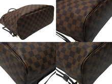 Load image into Gallery viewer, 極美品 LOUIS VUITTON ルイヴィトン ネヴァーフルPM ハンドバッグ N51109 ダミエキャンバス ブラウン ゴールド金具 中古 4b007494