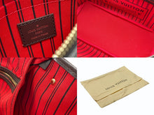 Load image into Gallery viewer, 極美品 LOUIS VUITTON ルイヴィトン ネヴァーフルPM ハンドバッグ N51109 ダミエキャンバス ブラウン ゴールド金具 中古 4b007494