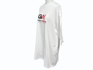 BALENCIAGA バレンシアガ 2020AW GYM WEAR 半袖Tシャツ フロントプリント コットン 620941 TIVD5 美品 中古 4b007501