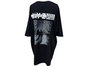 vintage ヴィンテージ JAY-Z ジェイジー アルスタイルボディ MAGNA CARTER WORLD TOUR ワールドツアー Tシャツ 2XL 美品 中古 4b007507