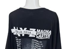 Load image into Gallery viewer, vintage ヴィンテージ JAY-Z ジェイジー アルスタイルボディ MAGNA CARTER WORLD TOUR ワールドツアー Tシャツ 2XL 美品 中古 4b007507