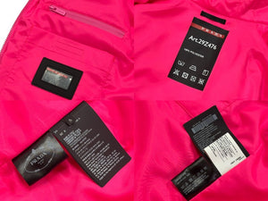 極美品 PRADA SPORT プラダ スポーツ ナイロンジャケット アウター 29Z476 ポリエステル ピンク サイズS 中古 4b007510