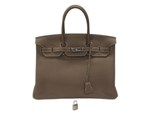 Load image into Gallery viewer, 極美品 HERMES エルメス バーキン35 ハンドバッグ トゴ エトゥープ ゴールド金具 A刻印 中古 4b007514