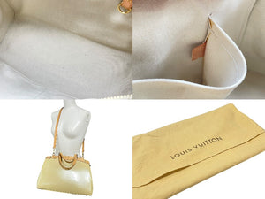 LOUIS VUITTON ルイヴィトン モノグラムヴェルニ ブレアMM M91456 2WAY ハンドバッグ ブロンコライユ ゴールド金具 美品 中古 4b007515