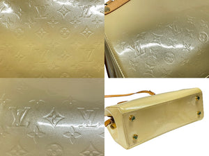 LOUIS VUITTON ルイヴィトン モノグラムヴェルニ ブレアMM M91456 2WAY ハンドバッグ ブロンコライユ ゴールド金具 美品 中古 4b007515