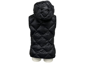 極美品 MONCLER モンクレール SUCREX GILET ダウンベスト F10931A53700 C0381 ブラック ナイロン フード 2 中古 4b007518