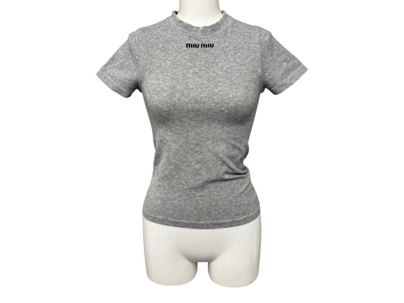 未使用　ミュウミュウ　トップス 楽天市場】ミュウミュウ トップス 【Bランク】【中古】 : 質屋さ