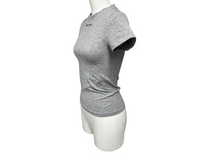ミュウミュウ MIU MIU シームレス メランジ T-shirts ティーシャツ MJN566_16Q6_F0684_S_OOO 美品 中古 4b007528