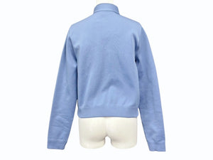 MiuMiu ミュウミュウ Technical yarn zipper cardigan ジップジャケット MMJ13816WYF0013SOOO 美品 中古 4b007530