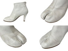 画像をギャラリービューアに読み込む, MM6 エムエムシックス メゾンマルジェラ ショートブーツ 足袋 S58WU0272 ホワイト 羊革 サイズ38 美品 中古 4b007537
