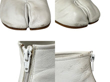 画像をギャラリービューアに読み込む, MM6 エムエムシックス メゾンマルジェラ ショートブーツ 足袋 S58WU0272 ホワイト 羊革 サイズ38 美品 中古 4b007537