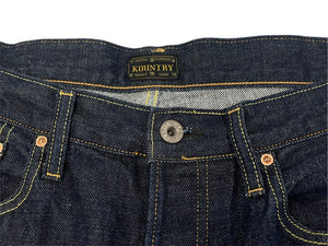 新品未使用 KAPITAL キャピタル MEXICAN TUXEDO メキシカンタキシード デニムパンツ EK-1528LPA サイズ38 12.5oz ボーン刺繍 中古 4b007539
