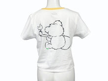 Load image into Gallery viewer, 新品未使用 KAPITAL キャピタル 20/-天竺 クロップドT (リトルベア&amp;ハーモニーpt) Tシャツ K2506SC230 イエロー サイズ1 中古 4b007541