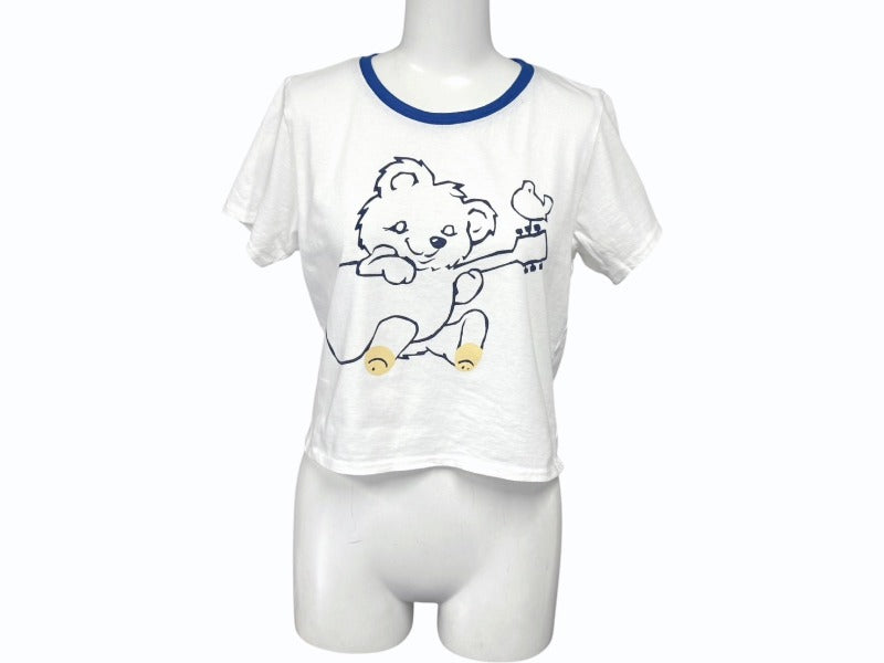 新品未使用 KAPITAL キャピタル 20/-天竺 クロップドT (リトルベア  