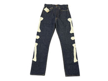 Load image into Gallery viewer, 新品未使用 KAPITAL キャピタル MEXICAN TUXEDO メキシカンタキシード デニムパンツ EK-1528LPA サイズ30 12.5oz ボーン刺繍 中古 4b007545
