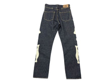 Load image into Gallery viewer, 新品未使用 KAPITAL キャピタル MEXICAN TUXEDO メキシカンタキシード デニムパンツ EK-1528LPA サイズ30 12.5oz ボーン刺繍 中古 4b007545