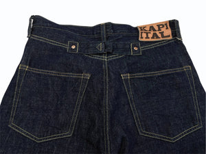 新品未使用 KAPITAL キャピタル MEXICAN TUXEDO メキシカンタキシード デニムパンツ EK-1528LPA サイズ30 12.5oz ボーン刺繍 中古 4b007545