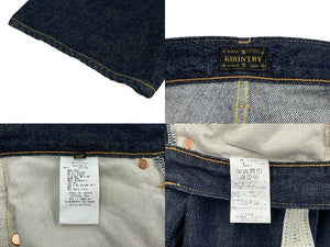 新品未使用 KAPITAL キャピタル MEXICAN TUXEDO メキシカンタキシード デニムパンツ EK-1528LPA サイズ30 12.5oz ボーン刺繍 中古 4b007545