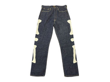Load image into Gallery viewer, 新品未使用 KAPITAL キャピタル MEXICAN TUXEDO メキシカンタキシード デニムパンツ EK-1528LPA サイズ32 12.5oz ボーン刺繍 中古 4b007547