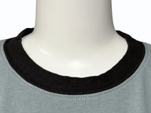 Load image into Gallery viewer, 新品未使用 KAPITAL キャピタル 20/-天竺 リンガーT(K&#39;BEARpt) Tシャツ K2502SC017 ブラック ブルー サイズ1 中古 4b007551