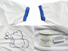 Load image into Gallery viewer, 新品未使用 KAPITAL キャピタル 20/-天竺 VネックリンガーT(リトルベア&amp;ハーモニーpt) Tシャツ K2502SC017 ブルー サイズ2 中古 4b007553