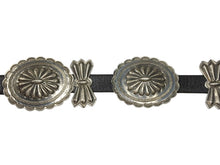 Load image into Gallery viewer, 新品未使用 KAPITAL キャピタル concho belt コンチョ ベルト・バックル ブラウン シルバー レザー メタル 中古 4b007556