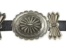 Load image into Gallery viewer, 新品未使用 KAPITAL キャピタル concho belt コンチョ ベルト・バックル ブラウン シルバー レザー メタル 中古 4b007556