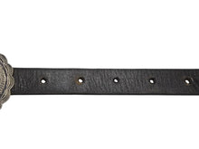 Load image into Gallery viewer, 新品未使用 KAPITAL キャピタル concho belt コンチョ ベルト・バックル ブラウン シルバー レザー メタル 中古 4b007556