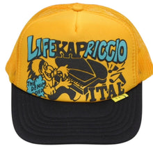 画像をギャラリービューアに読み込む, 新品未使用 KAPITAL キャピタル LIFE KAPRICCIO ライフカプリッチョ トラッカーキャップ K2505XH535 ワンサイズ メッシュ 中古 4b007557