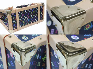 新品同様 LOUIS VUITTON × 村上隆 ルイヴィトン ハンドバッグ サックジギャンティック M92056 ブラック マルチ 中古 4b007566