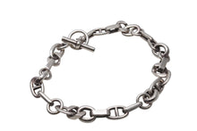 Load image into Gallery viewer, HERMES エルメス ネックレス アレア PM ネックレス 31コマ シルバー925 153g 美品 中古 4b007570