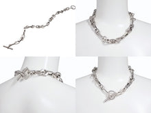 Load image into Gallery viewer, HERMES エルメス ネックレス アレア PM ネックレス 31コマ シルバー925 153g 美品 中古 4b007570