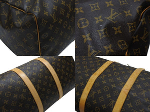 LOUIS VUITTON ルイヴィトン キーポル50 ボストンバッグ M41426 モノグラムキャンバス ブラウン ゴールド金具 美品 中古 4b007573