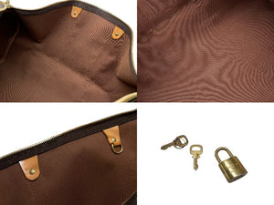 LOUIS VUITTON ルイヴィトン キーポル50 ボストンバッグ M41426 モノグラムキャンバス ブラウン ゴールド金具 美品 中古 4b007573