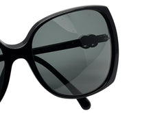 画像をギャラリービューアに読み込む, 極美品 CHANEL シャネル サングラス ココマーク ハート 5216-A メタル ブラック シルバー金具 サイズ61◻︎16 中古 4b007581